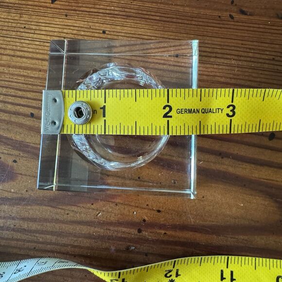 Oleg Cassini Crystal Votive Sedoma Candle Holder Signed Boxed Set Of 2 Units New - Picture 15 of 16